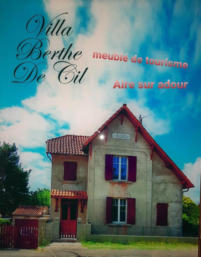 La Villa Bherte De Cil Aire-sur-lʼAdour 外观 照片